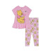 10/11/2024 Toddler Girls Winnie the Pooh Peplum T-Shirt and Leggings Outfit Set