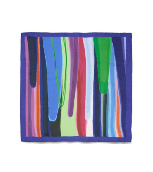 Steve Madden, Another Line Watercolor Pattern Satin Square Scarf
