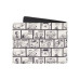 Men's JOE COOL COMIC AOP Bifold Wallet, Slim Wallet with Decorative Tin for Men and Women