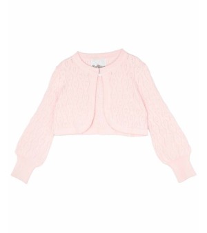 Rare Editions, Little and Toddler Girls Pointelle Crochet Cardigan