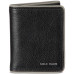 Men's Leather Trifold Wallet with Contrast Color Edge