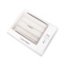Men's Laser-Pattern Logo Slim-Fold Logo Wallet