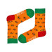 Burger Novelty Cotton Colorful Fun Novelty Crew Socks
