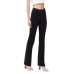 Women's High Rise Front V Panel Bootcut Jeans
