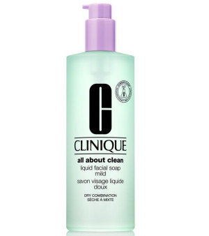 Clinique, Jumbo All About Clean Liquid Facial Soap Mild, 13.5 oz.