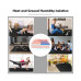 12-Piece Puzzle Interlocking Flooring Mat with Anti-Slip and Waterproof Surface