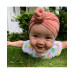 Baby Girls Baby Turban - Mauve