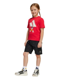 adidas, Juniors Disney Mickey Mouse Shorts and T-Shirt, 2-Piece Set