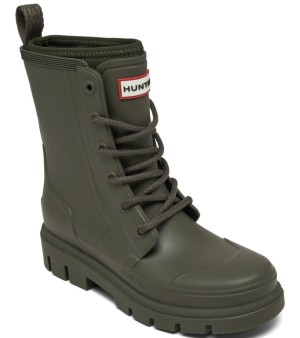 Hunter, Women's Diana Waterproof Lace-Up Boots from Finish Line