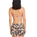 Juniors' Simply Solid Scoop-Neck Bikini Top & Fronds Forever Printed Swim Shorts