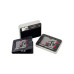 Men's LOGO Bifold Wallet, Slim Wallet with Decorative Tin for Men and Women