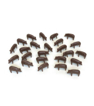 ERTL, 1/64 25 Pack of Brown Pigs