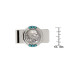 Men's Buffalo Nickel Turquoise Coin Money Clip