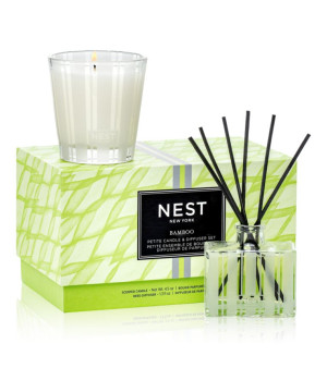 NEST New York, 2-Pc. Bamboo Petite Candle & Diffuser Set
