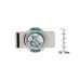 Men's 1943 Lincoln Steel Penny Turquoise Coin Money Clip