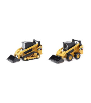 Diecast Masters, 1/64 Caterpillar 272D2 Skid Steer Loader & 297D2 Compact Track Loader Set