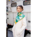 Double Sided Wool Silk Scarf Of Tropical Breeze