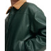 Men's Artificial Leather Flight Jacket