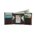 Men's Cloudy Trifold Leather Wallet