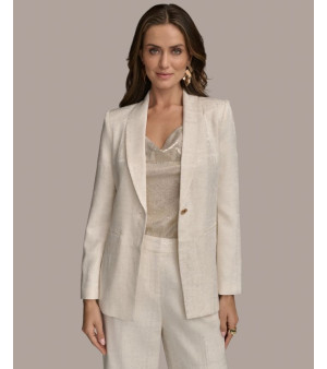 Donna Karan New York, Women's Jacquard One-Button Blazer