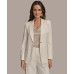 Women's Jacquard One-Button Blazer