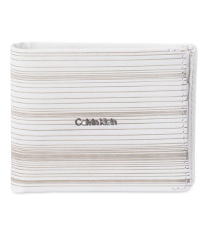 Calvin Klein, Men's Laser-Pattern Logo Slim-Fold Logo Wallet