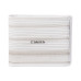 Men's Laser-Pattern Logo Slim-Fold Logo Wallet