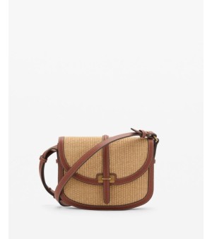 MANGO, Women's Contrast Canvas Crossbody Bag