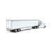 1/64 Kenworth High-Roof Sleeper with Utility Trailer DCP Model