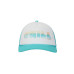Chill Beach Vibes White & Aqua Foam Trucker Hat