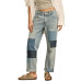Women's Lucky Legend Mid-Rise Patchwork Boy Jeans