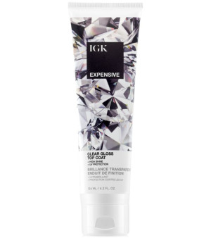 IGK Hair, Expensive Clear Gloss Top Coat, 4.2 oz.