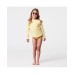 Big Girls Toddler|Child Marigold Stripe LS Rash Top