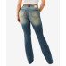 Women's Becca Bootcut Glitter Spray Jeans
