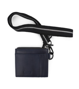 Kenneth Cole Reaction, Men's Getaway Card Case Wallet with Removable Lanyard