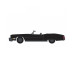 1/64 1972 Cadillac Eldorado Fleetwood Convertible Black Bandit Series