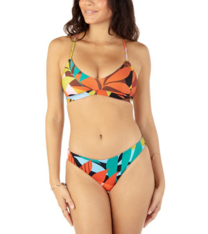 Hurley, Juniors' Jungle Beach Bikini Top & Reversible Bottoms