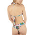 Juniors' Crochet Diamonds Halter Bikini Top & Bottoms