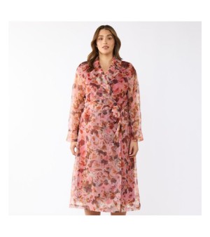 ESTELLE, Atreides Organza Floral Trench