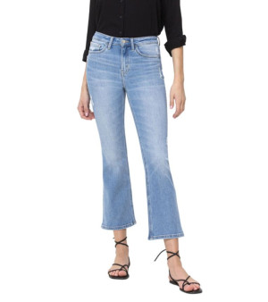 Flying Monkey, Women's High Rise Cropped Flare Jeans