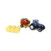 1/64 New Holland Tractor w/ Roll-Belt 560 Round Baler & 6 Bales, 50 Years Round Baling, 2024 Farm Show