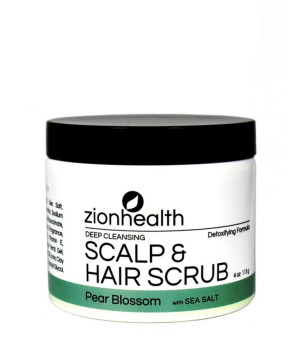 Zion Health, Hair Scrub, Pear Blossom, 4 oz