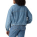 Plus Size '90s Cotton Denim Trucker Jacket