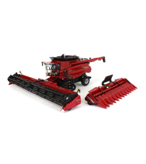 ERTL, 1/32 Case IH AFS Connect Tracked Combine with Corn & Grain Heads, Prestige Collection