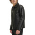 Men's Classic Faux-Leather Jacket