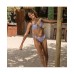 Big Girls Toddler|Child Beach Bloom Shirred Triangle Bikini