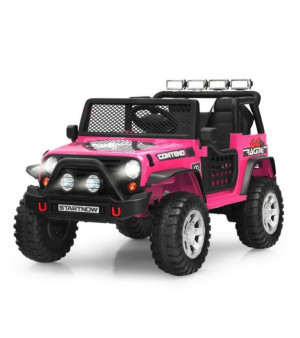 HONGGE, 12V Kids Remote Control Ride-On Truck – Lights & Music