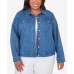 Plus Size Classic Fit Denim Jacket