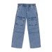 Big Girls Denim Cargo Pants