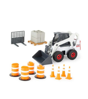 1/16 Big Farm Bobcat Skid Steer Set with Accessories
